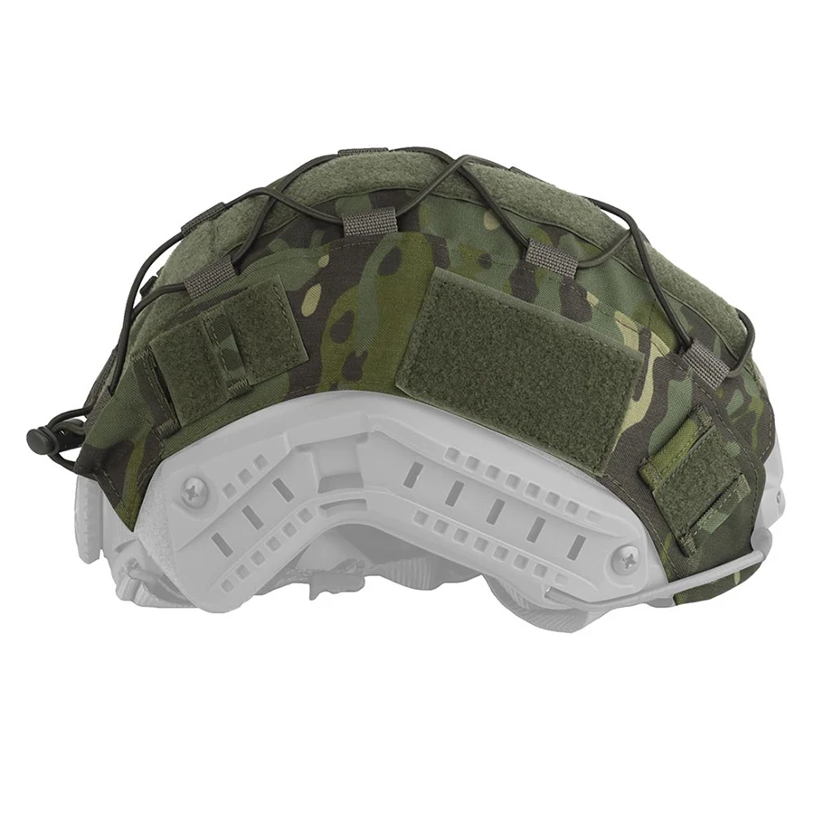Funda táctica para casco MH PJ BJ OPS-Core, cubierta rápida para casco de Paintball Airsoft con cordón elástico - imagen 3