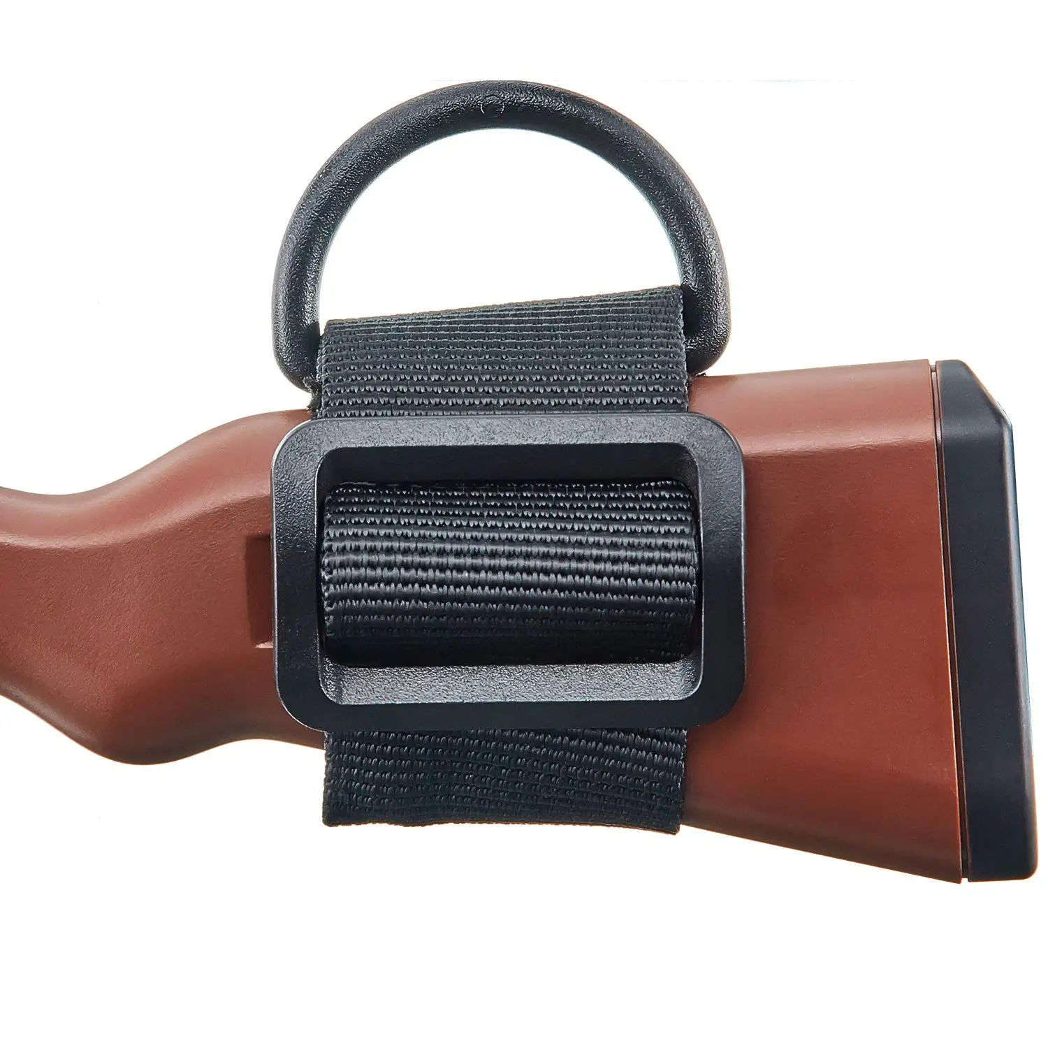 Adaptador de eslinga para pistola táctica, correas de nailon con bucle de anillo en D de alta resistencia, accesorio para correa de hombro para escopeta, Rifle, culata - imagen 3