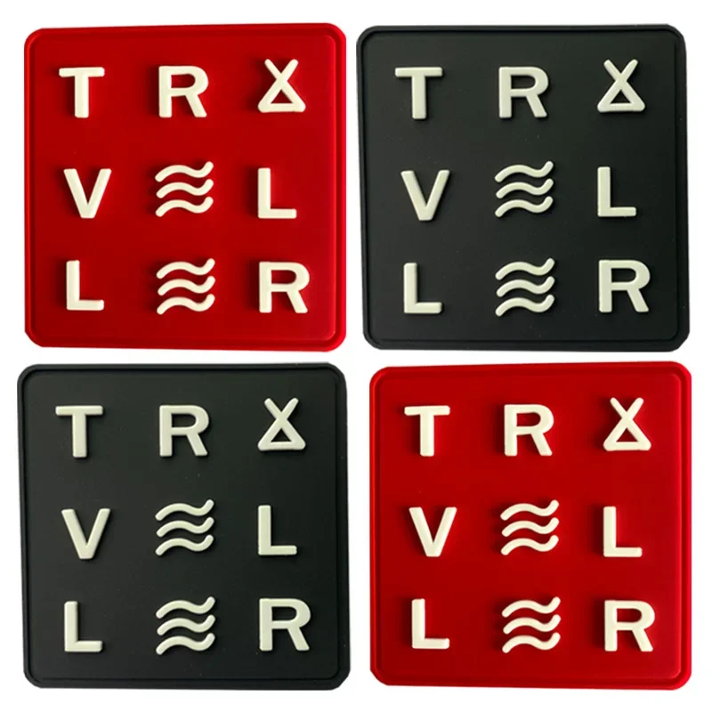 Parche de pvc Wanderer Traveler Explore Nature Morale seal Traveler Accesorio táctico de viaje Parches de brazalete con gancho y bucle - imagen 2