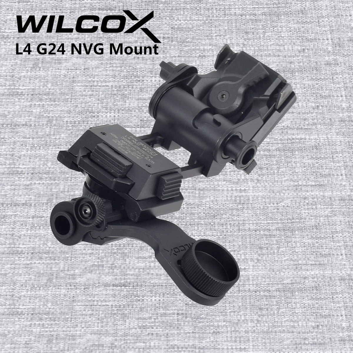 WILCOX Metal L4 G24 L4G24 NVG soporte para casco de montaje para PVS15 PVS18 GPNVG18Gafas de visión nocturna J brazo Stent saltar rápido OPS - imagen 5