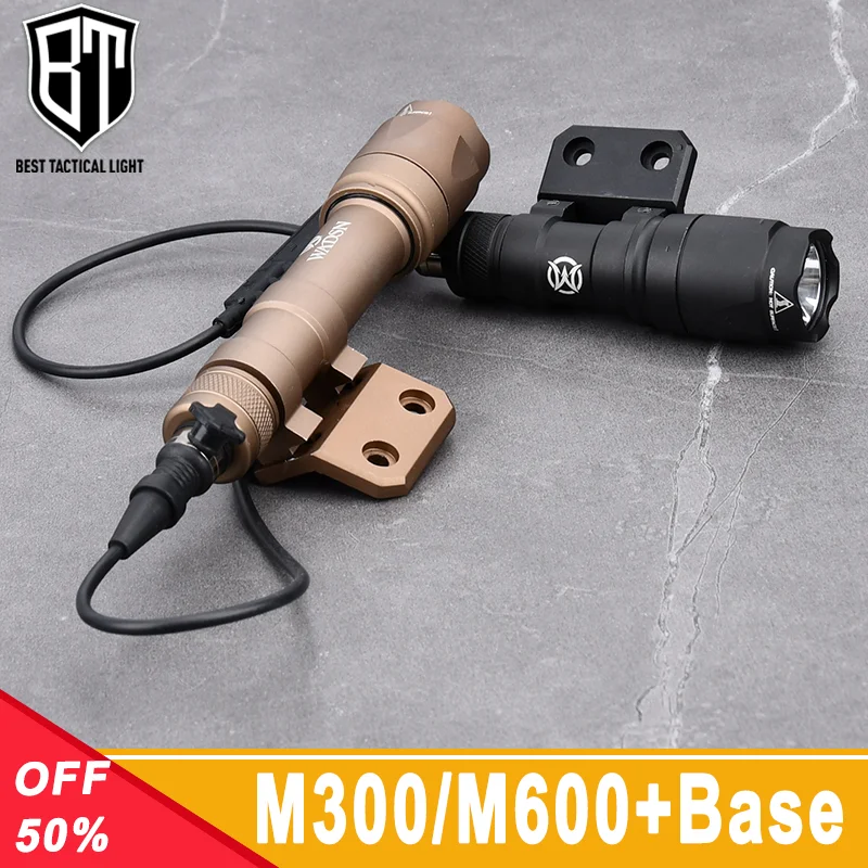 WADSN Linterna Táctica M600C con Montaje Offset para Airsoft y Caza - imagen 4