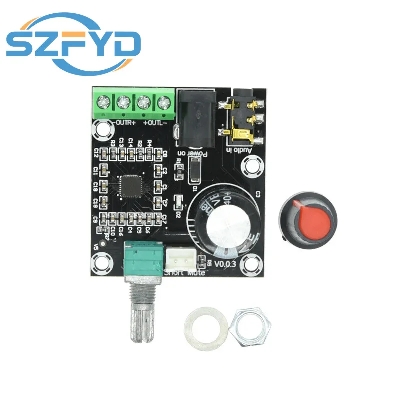 PAM8610 placa amplificadora de potencia HD de doble canal 12V amplificador de potencia digital puro 15W * 2 módulo amplificador de potencia - imagen 4