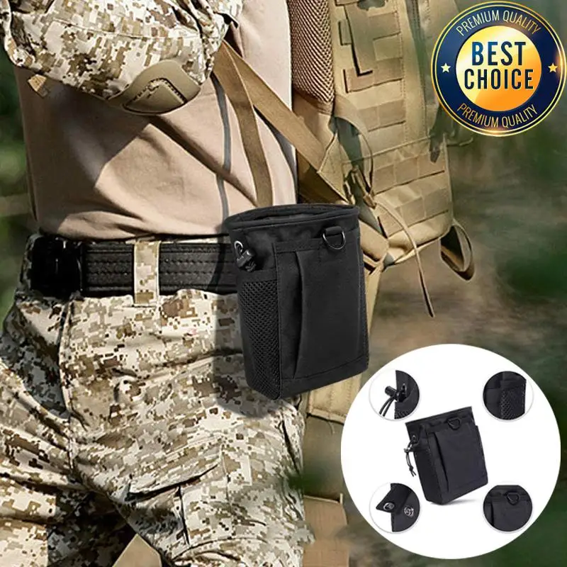 Bolsa de reciclaje portátil al aire libre, bolsa Molle de nailon 600D, bolsa táctica para escalada, engranaje EDC, deportes, caza, entrenamiento - imagen 3