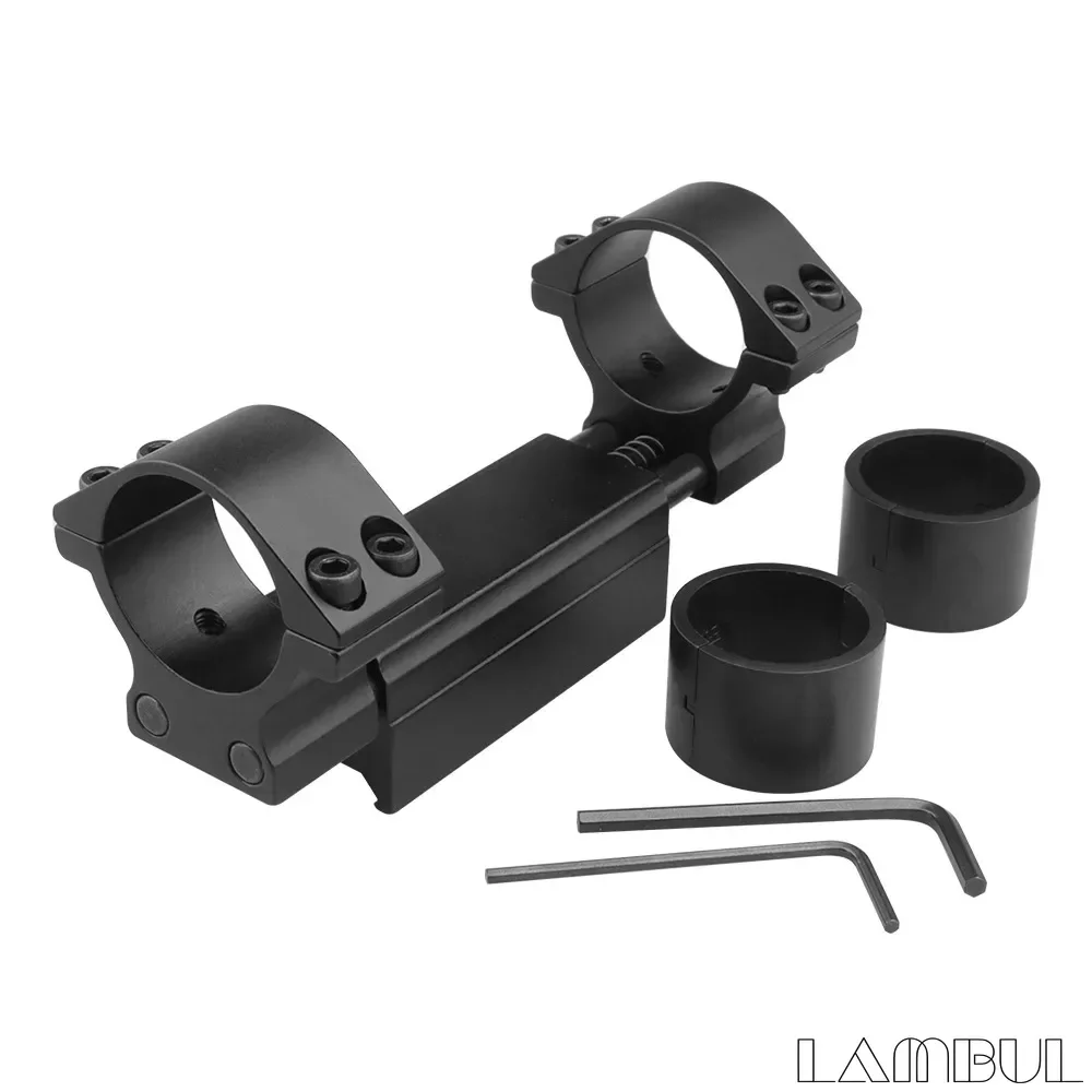 Soporte Universal para mira telescópica, 25,4/30mm, 11/20mm, anillo doble de una pieza, perfil alto y bajo, óptica para pistola de juguete, adaptador de montaje para mira telescópica - imagen 2