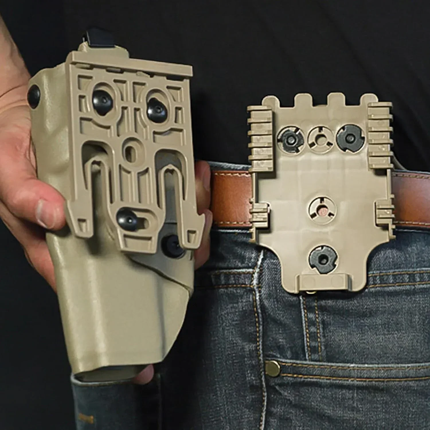 Kits de sistema de bloqueo rápido QLS 1/2/5 para Glock 17 19 Beretta M92 adaptador de funda de pistola con accesorios de caza QLS 19 22 - imagen 5