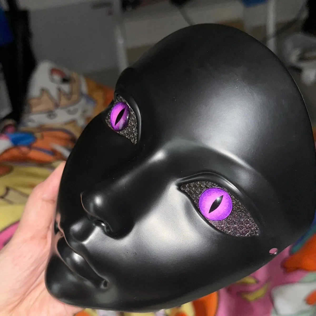 Máscara facial completa para fiesta, disfraz de película, accesorio de mascarada, Halloween, Navidad, ajustable - imagen 4