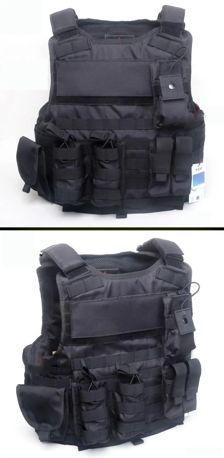 Chaleco de combate táctico a prueba de balas nivel 3A de caza ligero protector portador de placa Molle militar Airsoft Paintball al aire libre - imagen 5