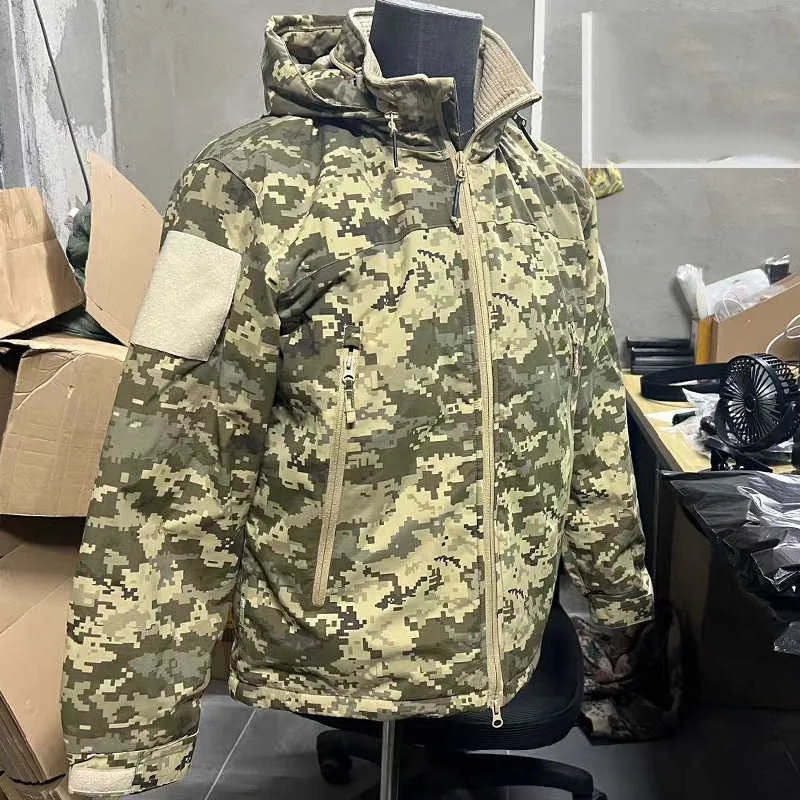 Chaqueta táctica de algodón L7, chaqueta gruesa, cálida, ultraligera, resistente al frío, impermeable, resistente al viento para otoño e invierno - imagen 4