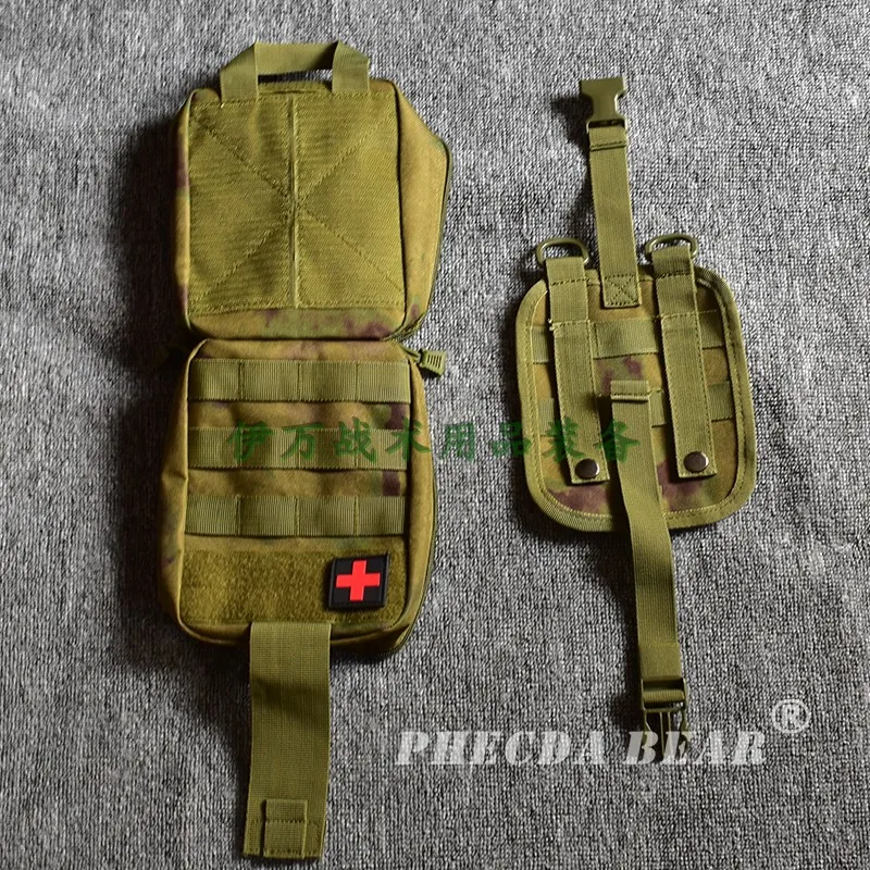 Táctico FG ruso pequeño hombre verde EMR MOLLE bolsa de herramientas de utilidad botiquín médico de primeros auxilios