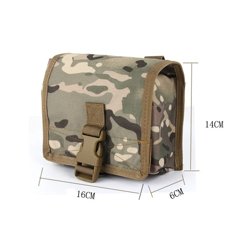 Bolsa táctica Molle para herramientas de utilidad, bolsa de almacenamiento, hebilla de liberación rápida, paquete de cintura con solapa, bolsa médica IFAK, accesorios de caza - imagen 5