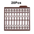 20Pcs Brown