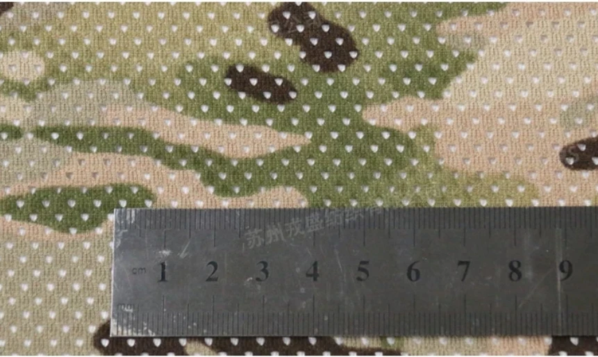 Tela malla camuflaje australiano transpirable para chaleco y máscara