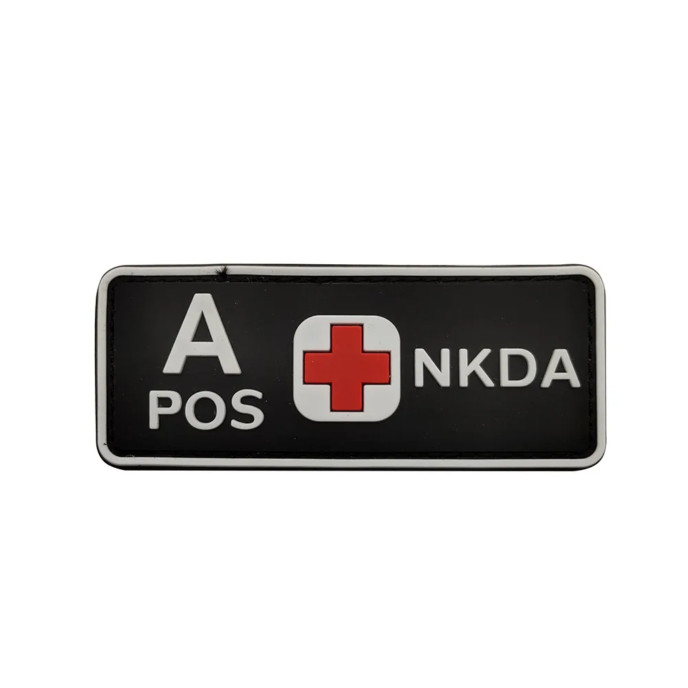 Bolsa para suministros al aire libre con sello de PVC tipo sangre grande A + B + AB + sombrero Warlock Seal parches bordados para ropa parche de costura - imagen 4