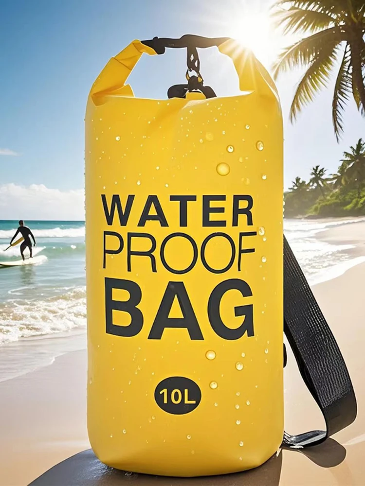 Al aire libre playa Camping impermeable piscina deriva Rafting surf canotaje mochila Roll Top seco kayak pesca barril bolsa - imagen 2