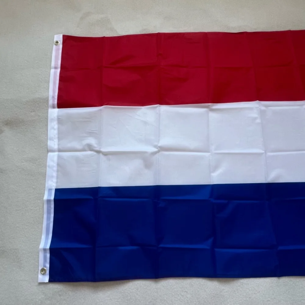 Bandera de Países Bajos, 90x150CM, pancarta nacional holandesa colgante de poliéster, decoración interior y exterior, nueva bandera de Holanda - imagen 3