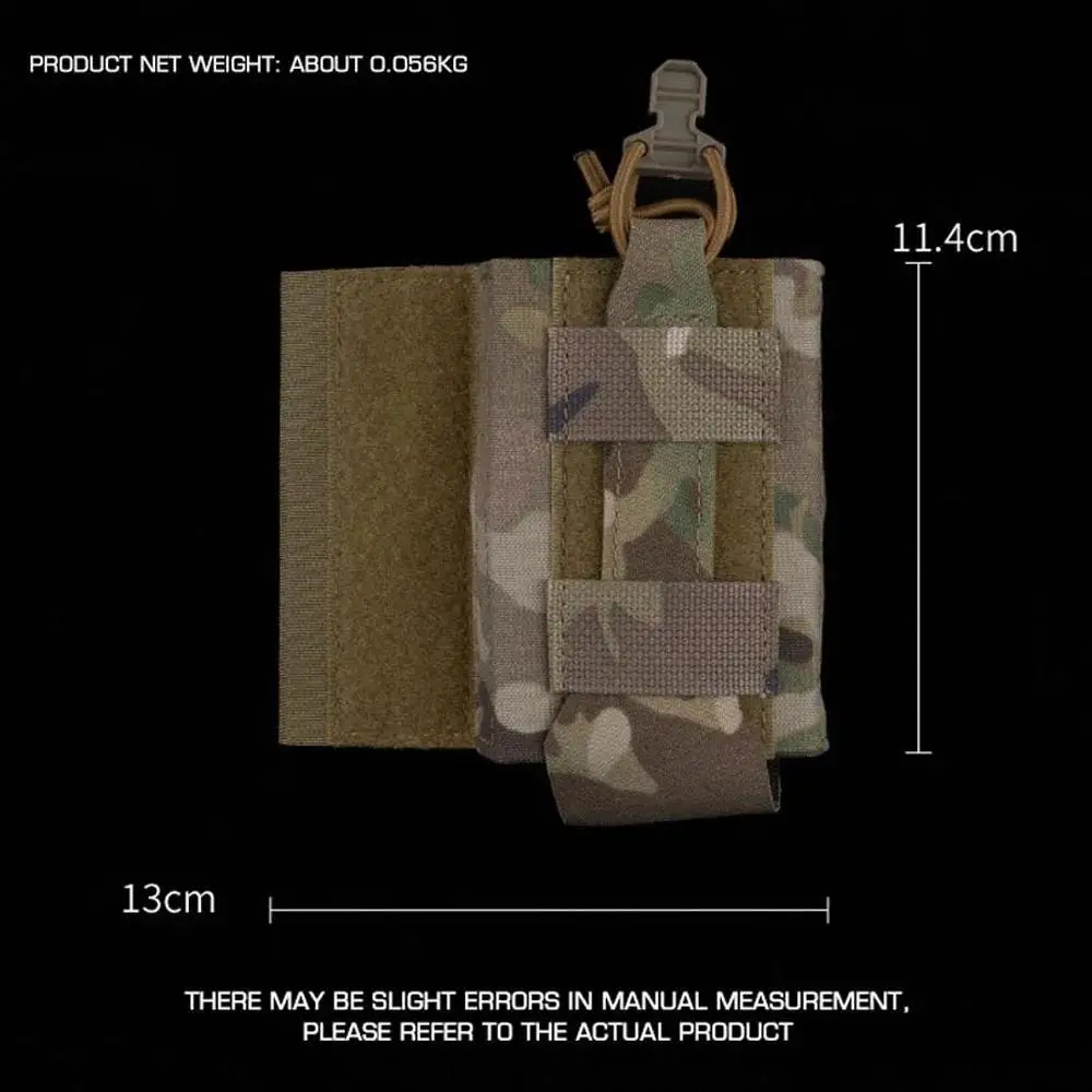 Bolsa táctica para revistas M4, portador de placa serie R, chaleco lateral con gancho y bucle, soporte para Mag Airsoft 5,56, accesorios para chaleco de caza - imagen 3