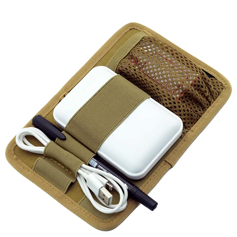 Bolsa táctica, organizador Modular de inserción, bolsa de administrador de utilidad, sujetadores de gancho, paquete Modular, organizador de inserción, dispositivos EDC, soporte para llaves - imagen 4