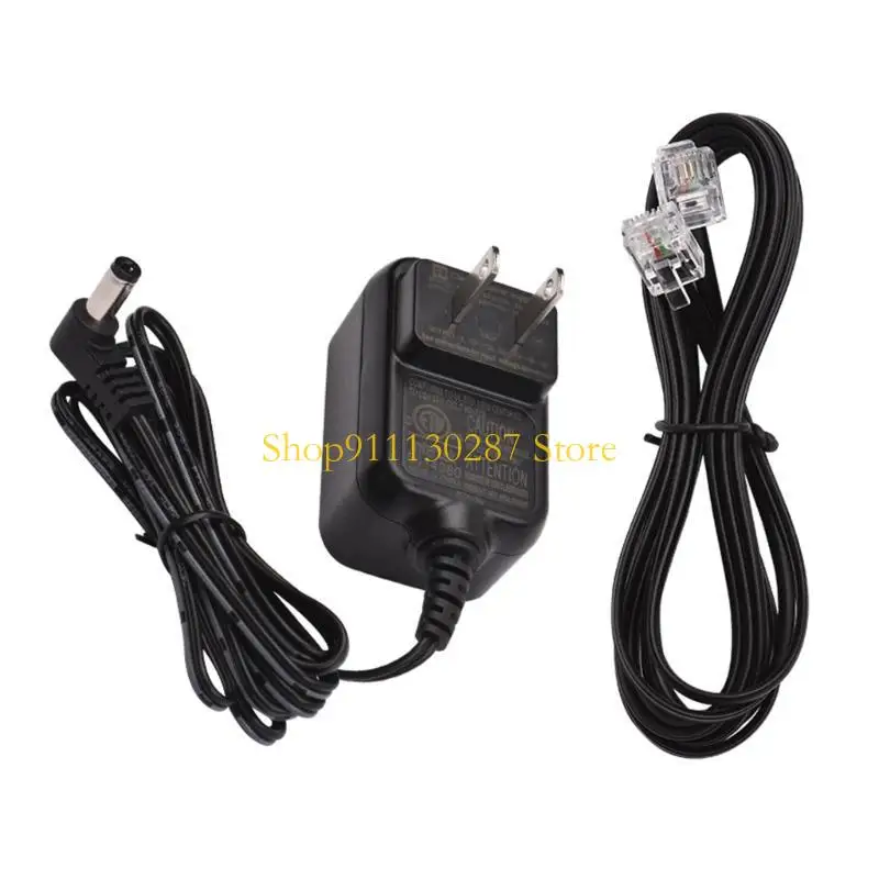 Teléfono fijo inalámbrico J1HC D1003, elegante, con pantalla llamada en varios idiomas, retroiluminada y almacenamiento - imagen 4