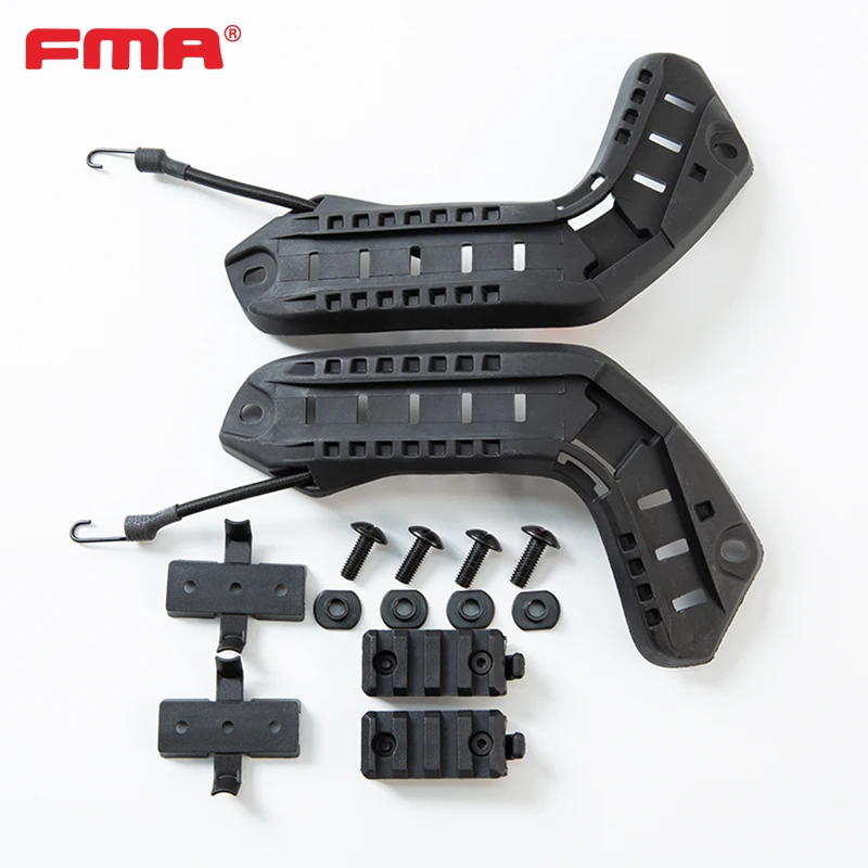 FMA ARC Rails - FAST XP & HC casco táctico de protección personal de corte alto, accesorios de Riel lateral - imagen 2