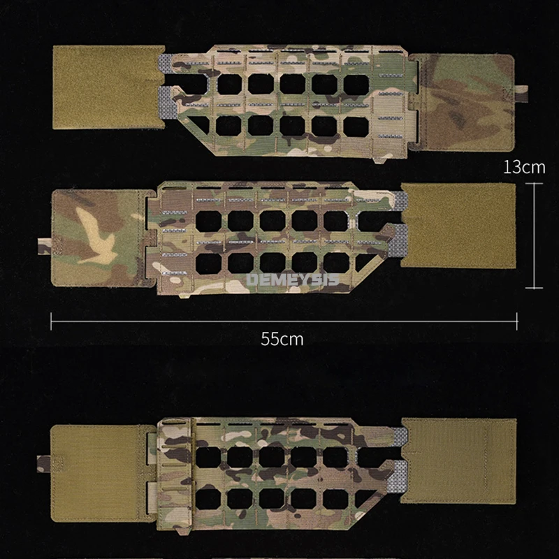 Hebilla de chaleco táctico, cinturón lateral Molle de liberación rápida, correas de faja, chaleco de caza Airsoft, hebillas, conjunto de chalecos, accesorios, 2 uds. - imagen 2