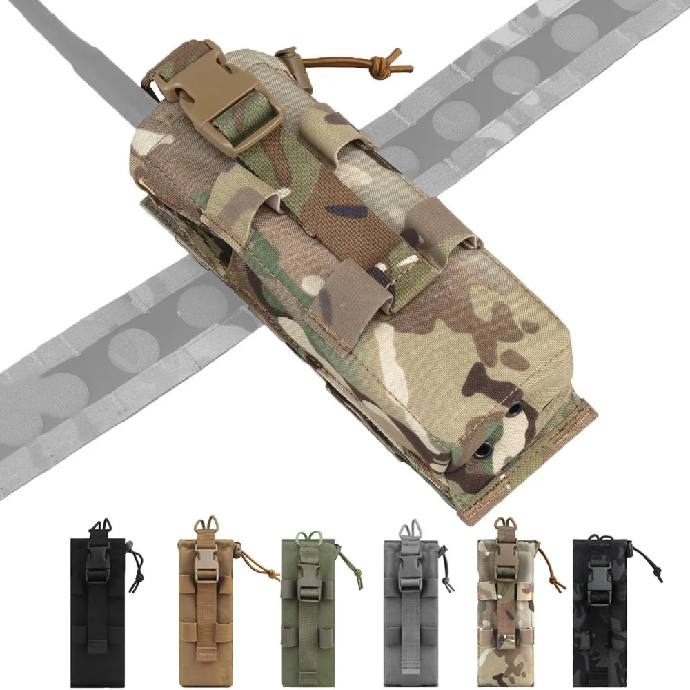Bolsa de Radio táctica de liberación rápida PRC 152/148, walkie-talkie MOLLE, chaleco de caza, cinturón, funda de interfono portátil