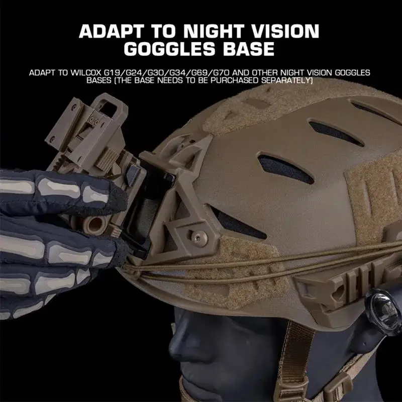 Casco táctico ajustable Wendy 3,0 entrenamiento versión simplificada casco animación y juego casco protector equipo de conducción al aire libre - imagen 5