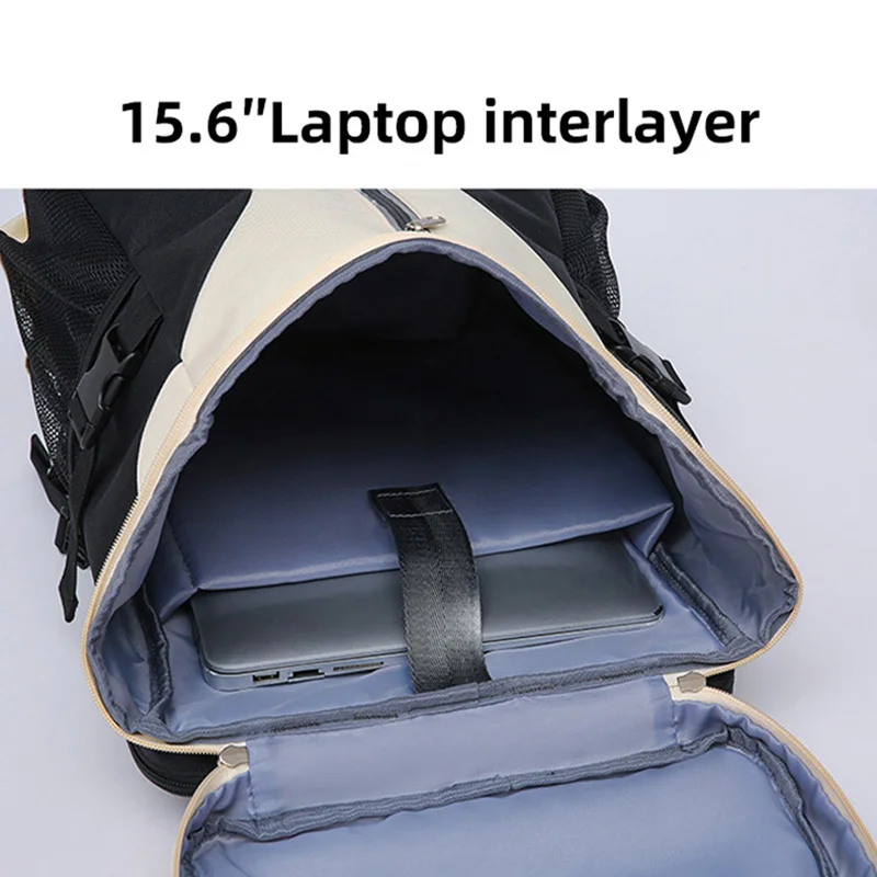 Mochila de Bádminton de gran capacidad para deportes al aire libre, bolso de hombro de viaje para zapatos, bolsillo para portátil, baloncesto, gimnasio, Fitness - imagen 4