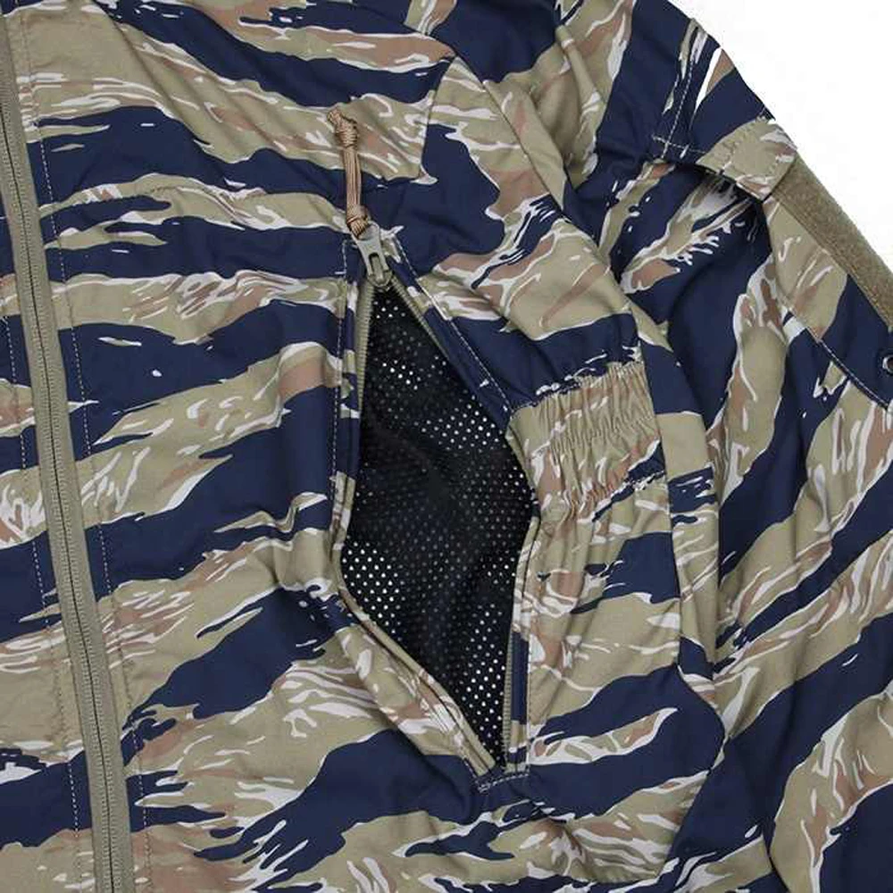 PCU L5-abrigo táctico de caza, tela de nailon suave, color verde, azul y dorado, TMC3229 - imagen 3