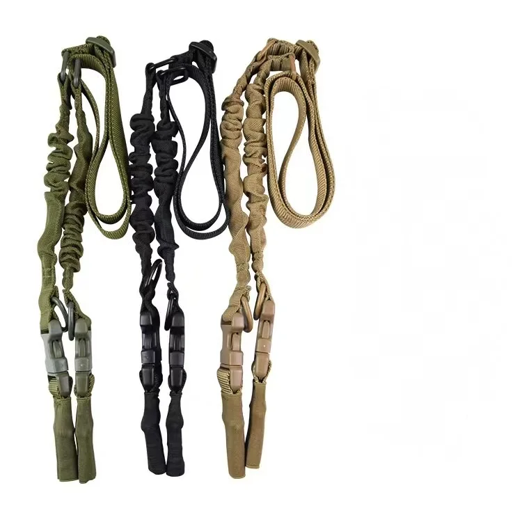 Cuerda de pistola táctica de un solo y doble punto para exteriores, mochila para exteriores con correa de pistola de paraguas con eslinga de cámara SLR - imagen 2