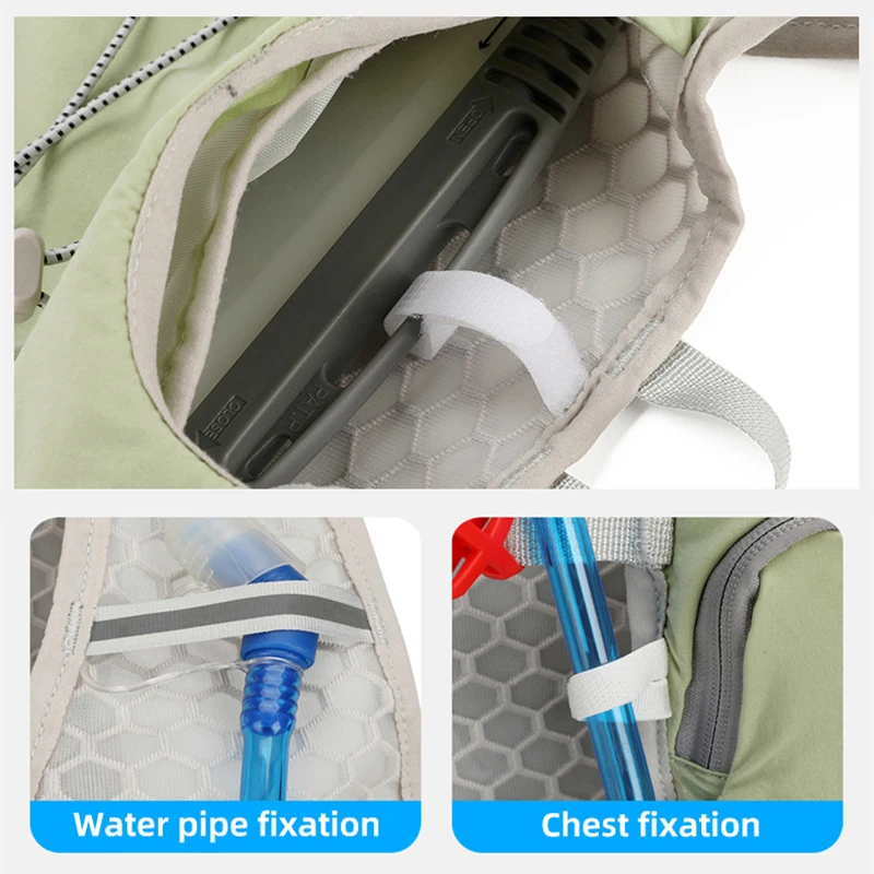 Bolsa para correr y ciclismo, hidratación, Camping, senderismo, bicicleta, chaleco para maratón, mochila ligera para entrenamiento deportivo al aire libre - imagen 5