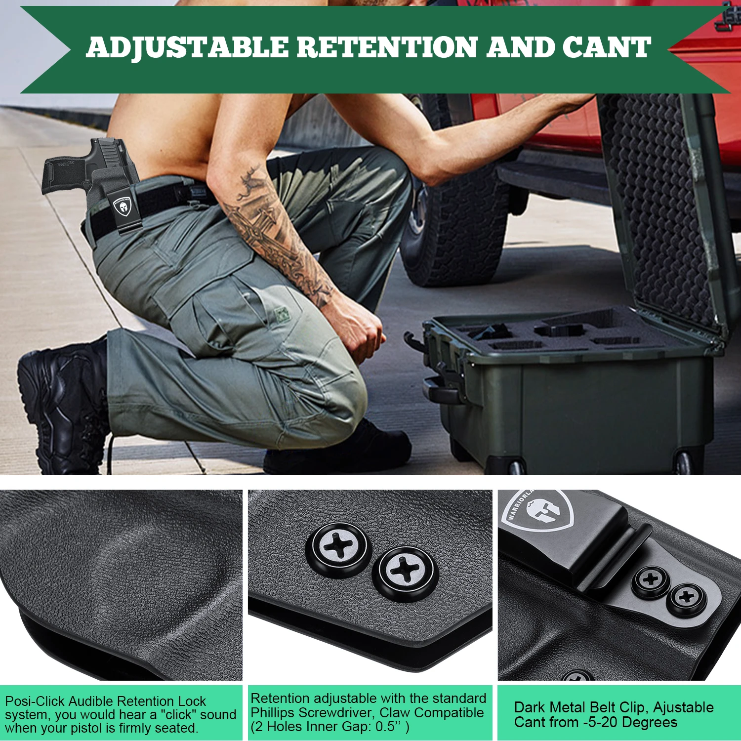 Funda Kydex IWB para Sig P365, P365X, P365XL derecha - imagen 5