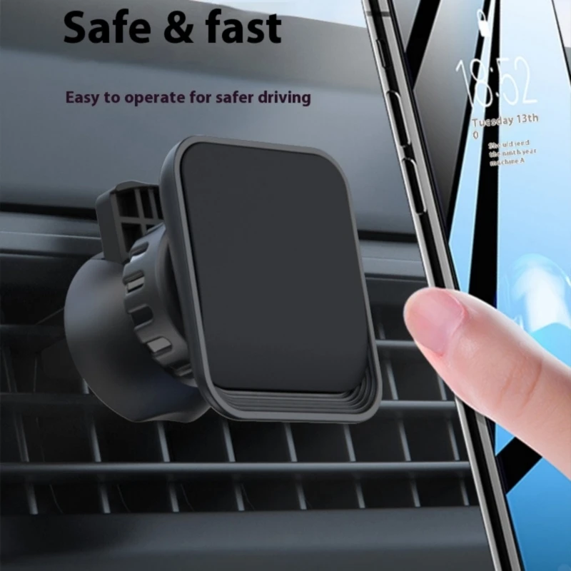 Soporte magnético para teléfono, soporte adhesivo para teléfono coche 17 16 15 14, soporte para teléfono móvil montado en - imagen 5