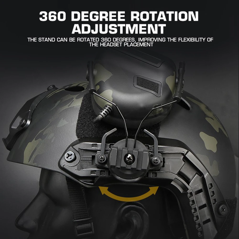 Gen 5 auriculares tácticos con función de recogida de sonido y reducción de ruido para caza, Tiro Militar, casco Airsoft - imagen 3