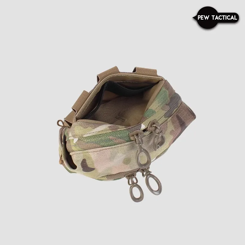 PEW TACTICAL FERRO STYLE GP Vertical 12X5 Bolsa para artículos diversos Chaleco Molle Panel trasero Bolsa para accesorios Bolsa - imagen 4