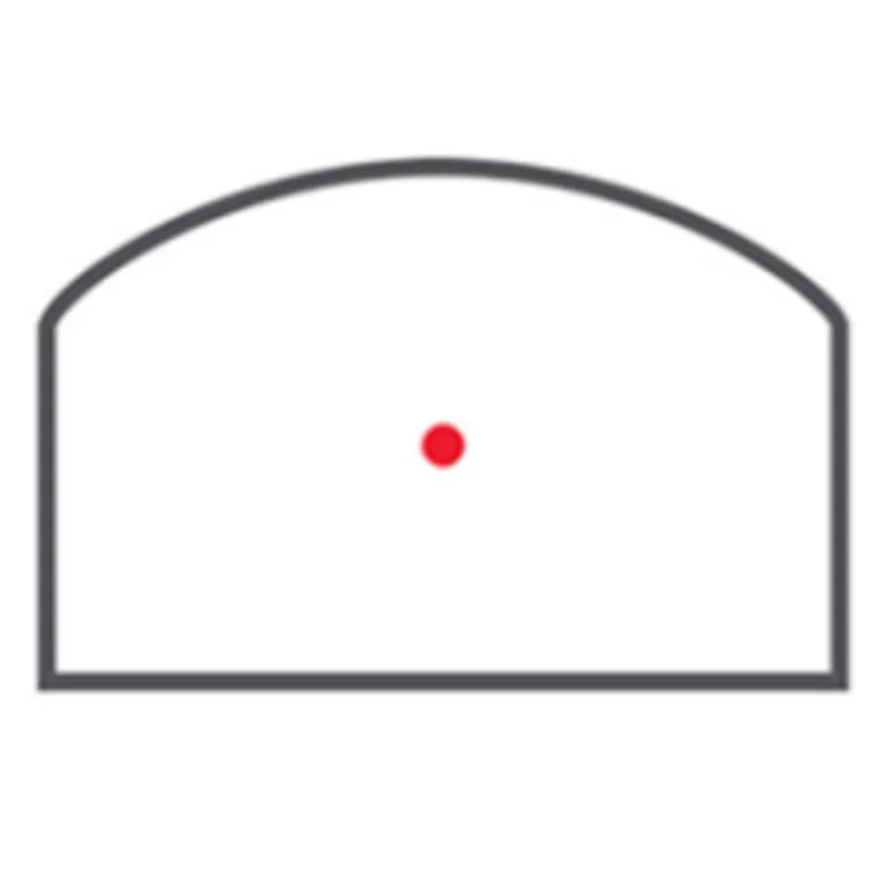 Mira colimadora táctica Mini 1x punto rojo con pistola Picatinny Weaver Glock MOS óptica Base de montaje - imagen 4