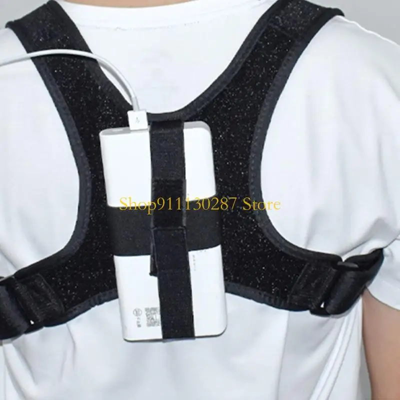 J1HC Mochila Correa para correa cabeza Quest3 Correa ajustable Gafas Soporte batería Mochila - imagen 2