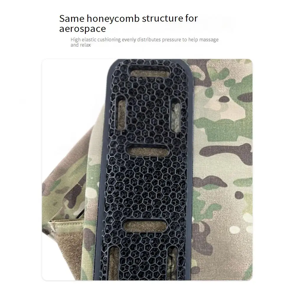 Chaleco táctico hombreras reducción de estrés almohadilla de amortiguación suave transpirable - imagen 5