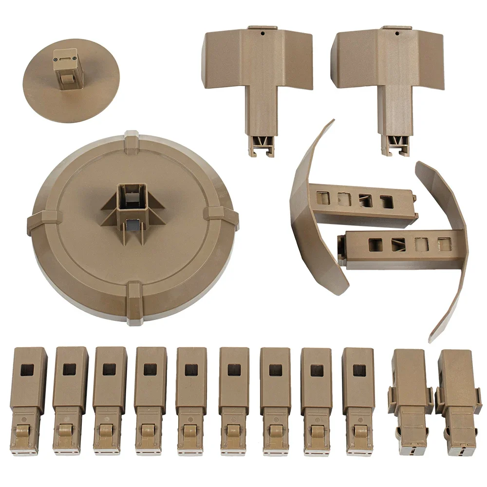 Soporte de chaleco para casco táctico desmontable, organizador de estante para sombrero, soporte de equipo táctico, cinturón de cintura, exhibición de máscara para casco - imagen 4