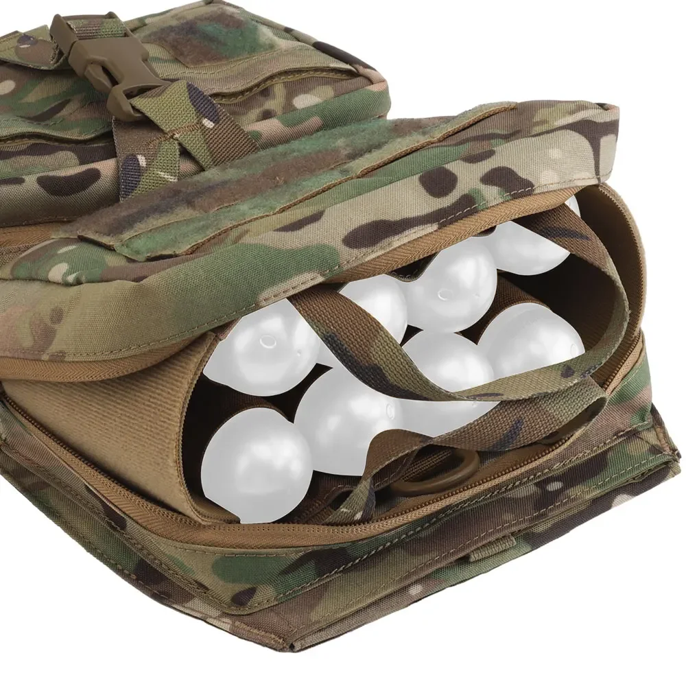 Portaplacas táctico escarabajo, bolsa de Panel trasero, chaleco de caza Molle, bolsa de agua, accesorios de chaleco Airsoft de asalto - imagen 4