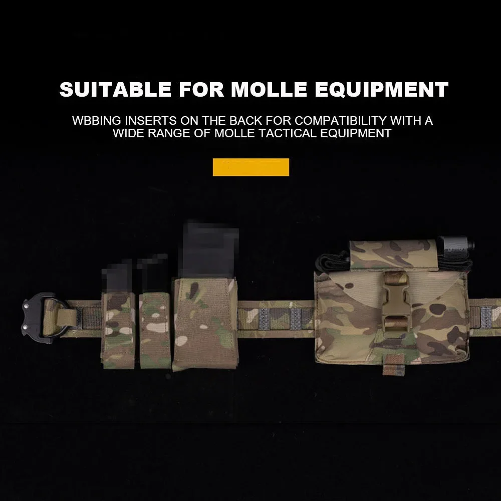 Funda táctica para Rifle AR15/AK47, 5,56/7,62, bolsa única para pistola, Molle, caza, tiro, equipo Airsoft - imagen 4