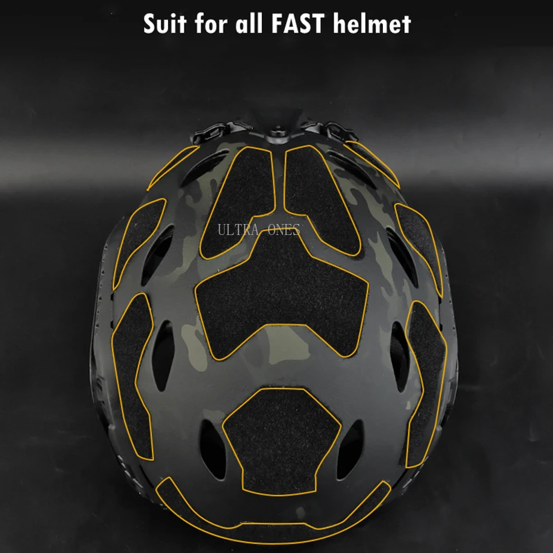 11 Uds. Pegatina mágica para casco rápido, parches para casco Airsoft, gancho y bucle adhesivo para accesorios tácticos rápidos para casco - imagen 5