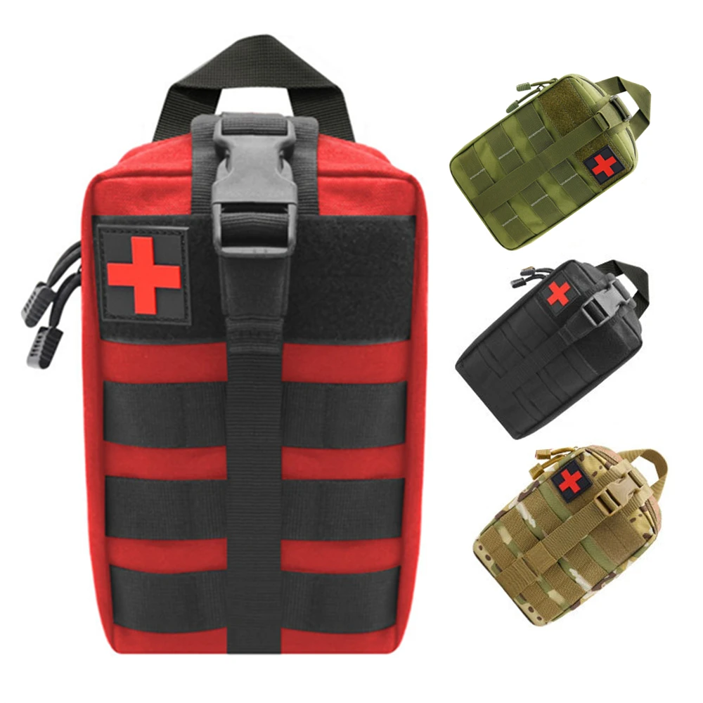 Bolsa táctica de primeros auxilios para botiquín médico, bolsa de nailon Molle EMT para supervivencia de emergencia, caja médica al aire libre, bolsa de SOS de gran tamaño - imagen 2