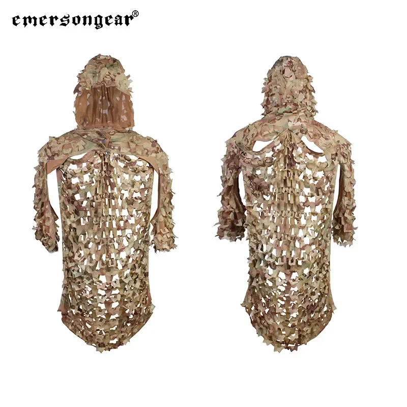 Emersongear-traje Ghillie de asalto ligero, traje Ghillie de camuflaje, ropa de caza secreta, traje de francotirador, ropa de camuflaje EM6975