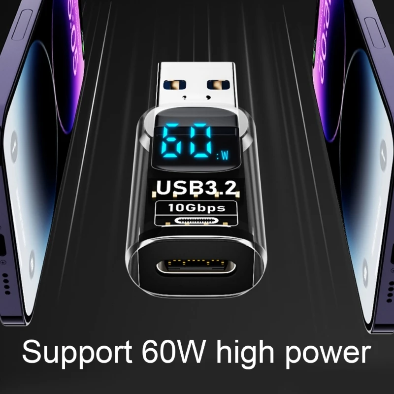 Convertidores USB tipo USB3.2, transferencia rápida datos 10Gbps para portátiles, teléfonos inteligentes, envío - imagen 4