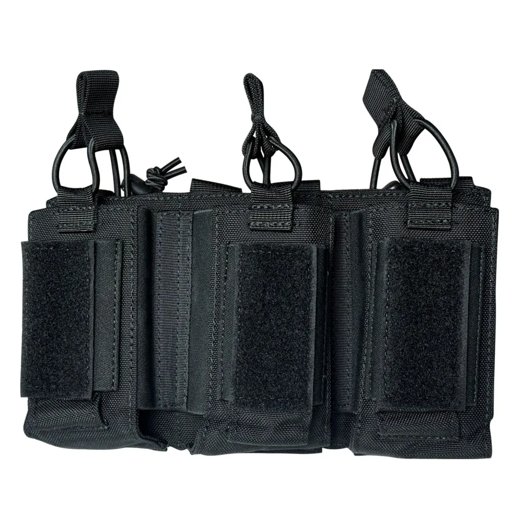 Bolsa para revistas triple de doble capa táctica UNIONTAC, bolsas para revistas de nailon 1000D de alta calidad 5,56 y bolsas para revistas de 9mm - imagen 5