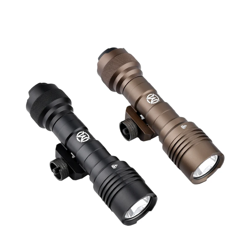 WADSN Airsoft Surefir linterna de Metal luz de explorador táctico AR15 arma de Rifle linterna LED foco de caza SF lámpara de pistola PEQ15