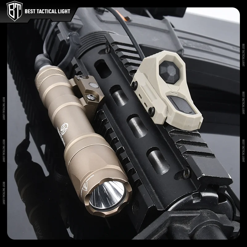 Linterna táctica SF M300A/M600C, 400/600 lúmenes, luz blanca, interruptor AXON, arma de caza, luz de explorador, accesorios para pistola Airsoft - imagen 4