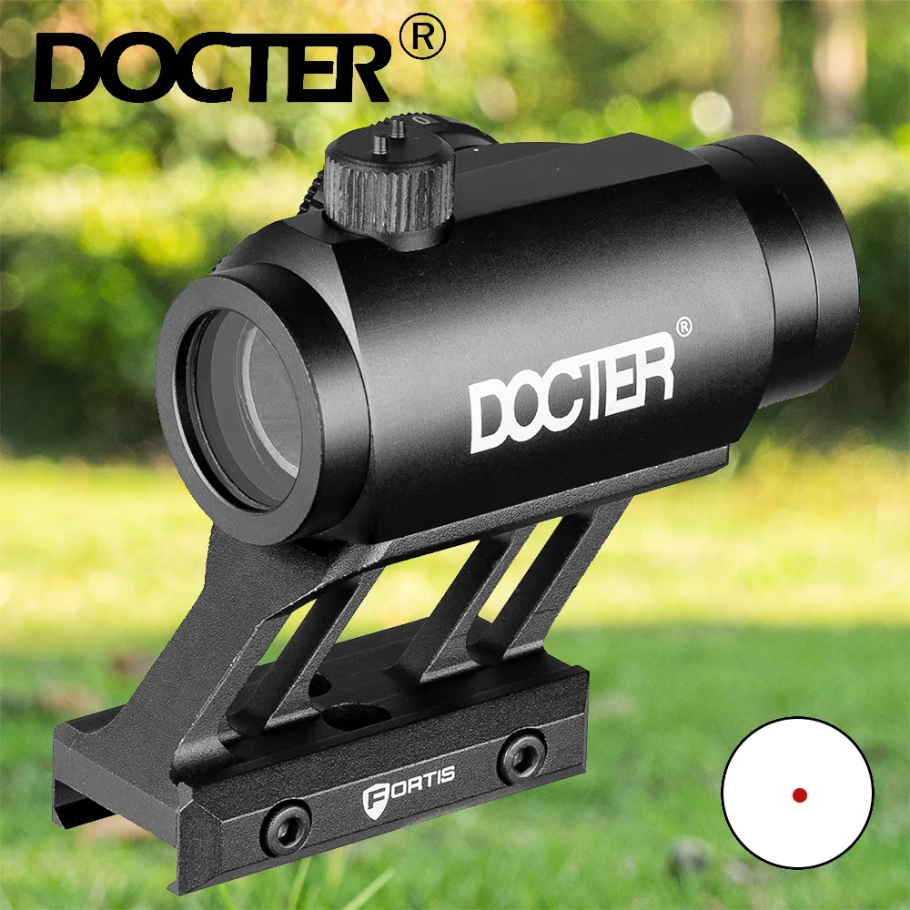 Docter 2025 Optics Tactics 1x20 Red Dot Sight Scope 20mm Rail 20mm Montaje Red Dot Sight Hunting - imagen 3