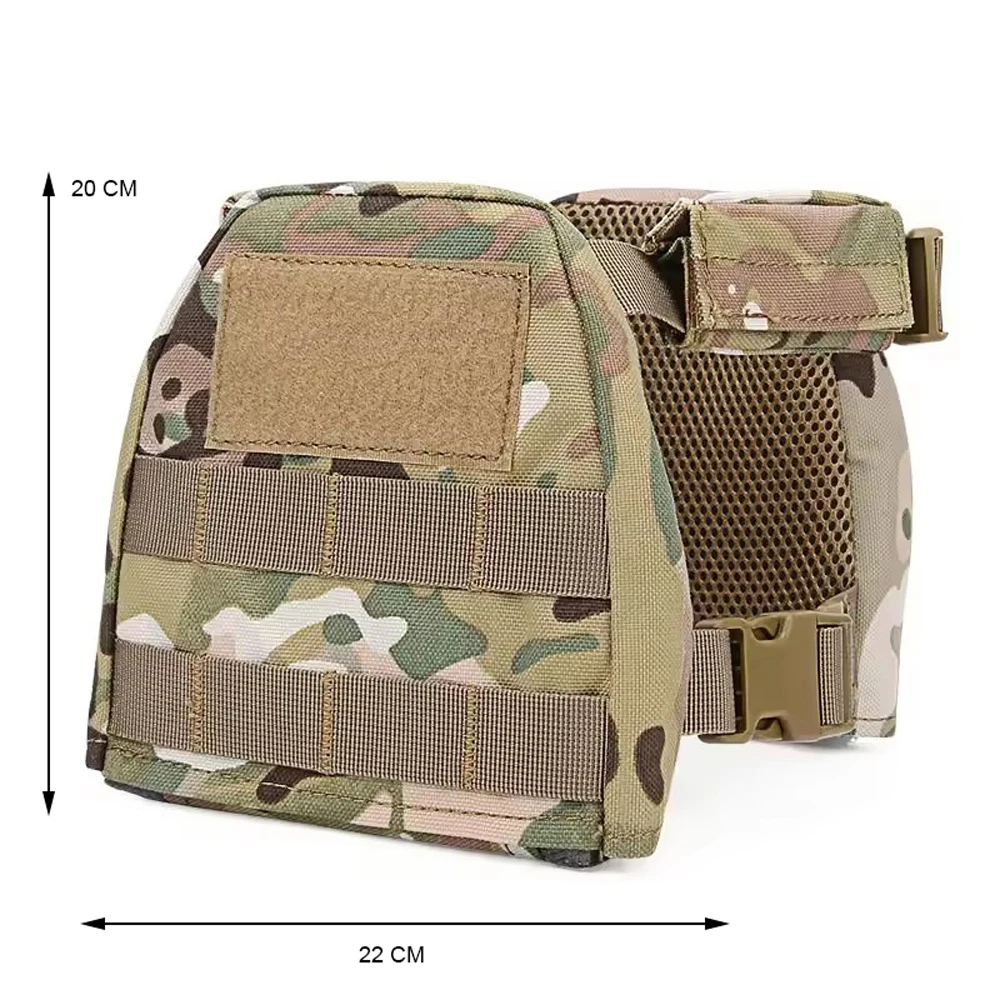 Chaleco táctico para niños MOLLE, portador de placa de entrenamiento de combate especial, pretina de liberación rápida CS Wargame, chaleco para niños, equipo de protección - imagen 2