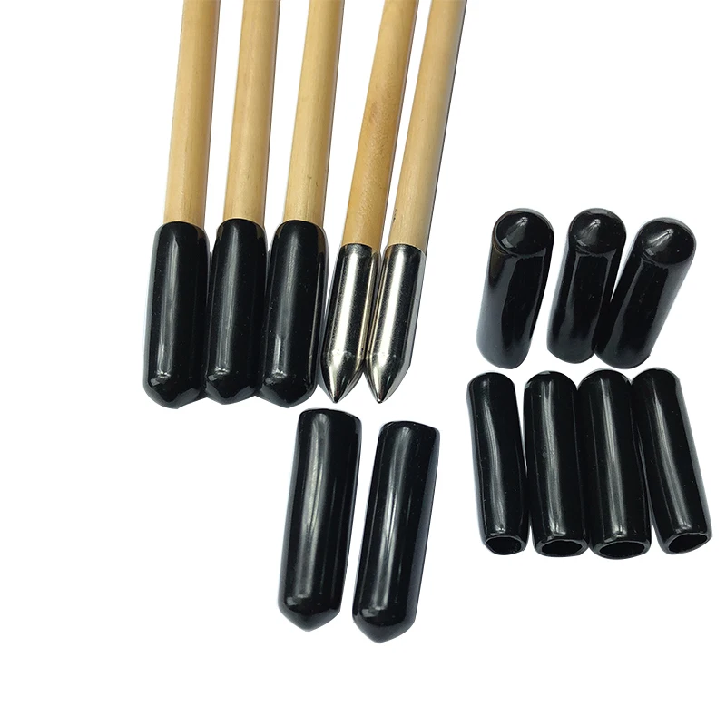 Linkboy-punta ancha de tiro con arco, punta de flecha de goma Roma, punta de campo, ID8mm, 24 piezas - imagen 4